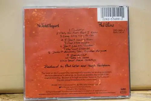 Phil Collins ‎– No Jacket Required