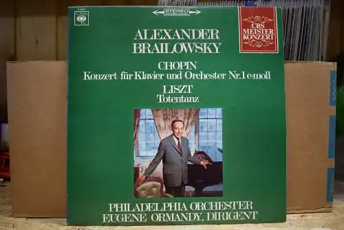 Brailowsky / Chopin, Liszt, Ormandy , Dirigent Philadelphia Orchester ‎– Konzert Für Klavier Und Orchester Nr.1 E-moll / Totentanz