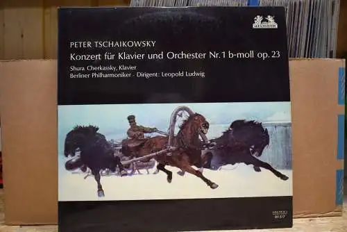 Peter Tschaikowsky | Shura Cherkassky , Klavier | Berliner Philharmoniker · Dirigent: Leopold Ludwig ‎– Konzert Für Klavier Und Orchester Nr. 1 B-Moll Op. 23