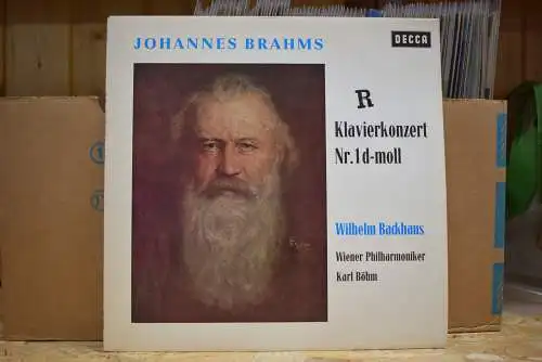 Wilhelm Backhaus, Karl Böhm, Wiener Philharmoniker ‎– Johannes Brahms; Klavierkonzert Nr. 1 d-moll; Wilhelm Backhaus; Wiener Philharmoniker; Karl Böhm