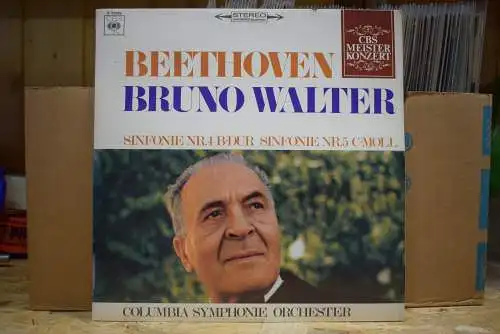 Beethoven - Bruno Walter, Columbia Symphonie Orchester ‎– Sinfonie Nr. 4 B-Dur / Sinfonie Nr. 5 C-Moll