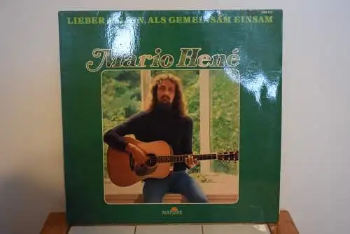 Mario Hené ‎– Lieber Allein, Als Gemeinsam Einsam