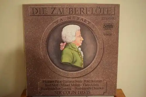 W. A. Mozart • Margaret Price • Luciana Serra • Peter Schreier • Kurt Moll • Theo Adam • Rundfunkchor Leipzig • Staatskapelle Dresden • Sir Colin Davis ‎– Die Zauberflöte