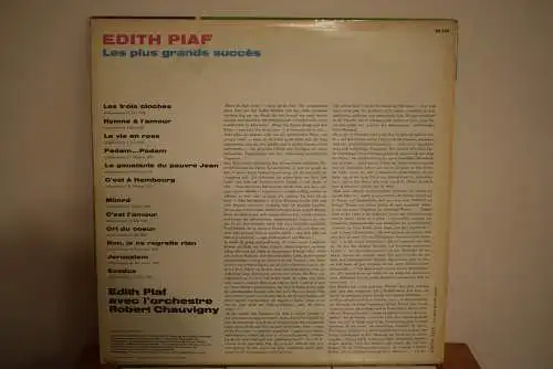 Edith Piaf ‎– Les Plus Grands Succès