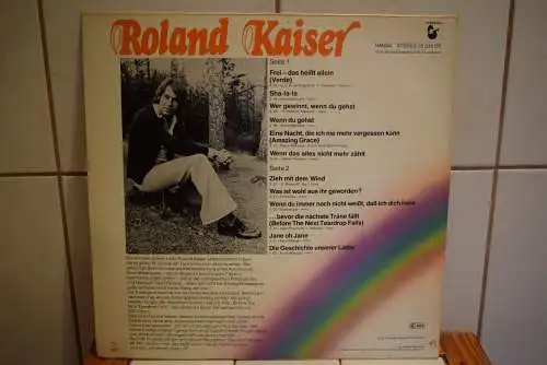 Roland Kaiser ‎– »Verde« / Frei - Das Heißt Allein