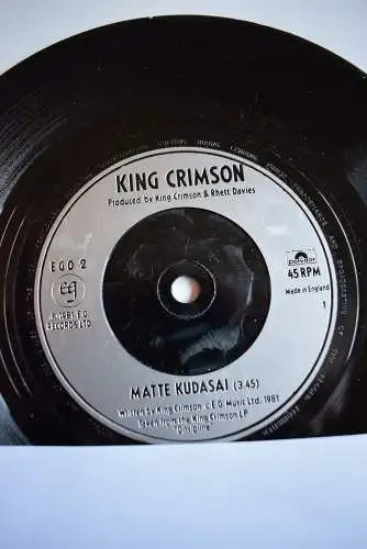 King Crimson ‎– Matte Kudasai / Elephant Talk 