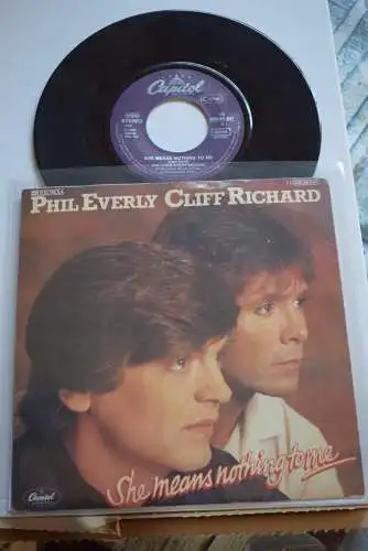 Phil Everly / Cliff Richard ‎– She Means Nothing To Me / A Man and a Woman