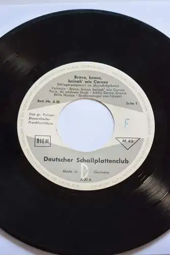 Das Gr. Polizei-Blasorchester Frankfurt/Main ‎– Bravo, Bravo, Beinah' Wie Caruso