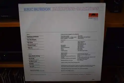 Eric Burdon ‎– Darkness - Darkness