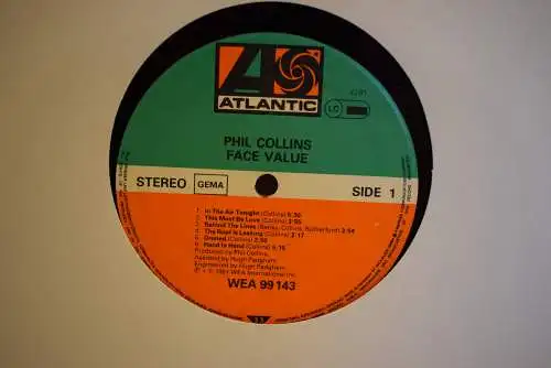 Phil Collins ‎– Face Value
