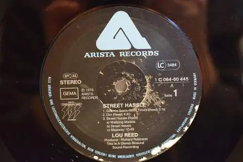 Lou Reed ‎– Street Hassle