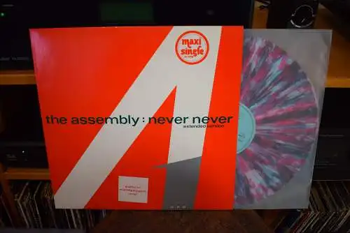The Assembly ‎– Never Never (Extended Version) " Sammlerstück in Multicoulered "