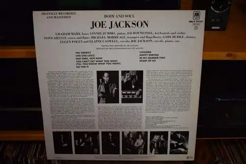 Joe Jackson ‎– Body And Soul