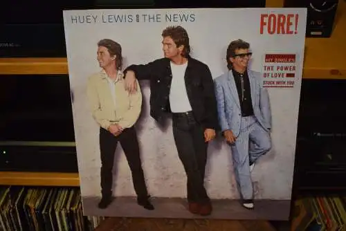 Huey Lewis And The News ‎– Fore!