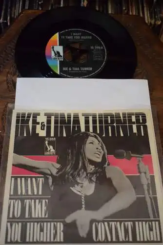 Ike & Tina Turner ‎– I Want To Take You Higher / Contact High 