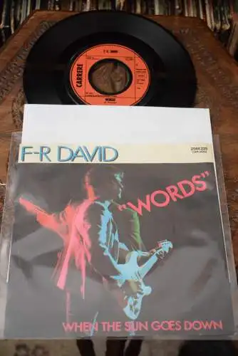 F-R David ‎– Words / When the Sun goes down 