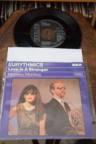 Eurythmics ‎– Love Is A Stranger / Monkey, Monkey