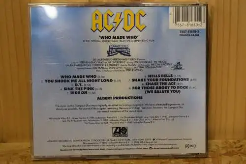 AC/DC ‎– Who Made Who