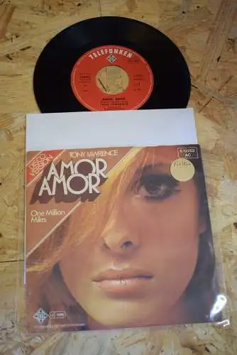 Tony Lawrence  ‎– Amor, Amor / One Million Miles 