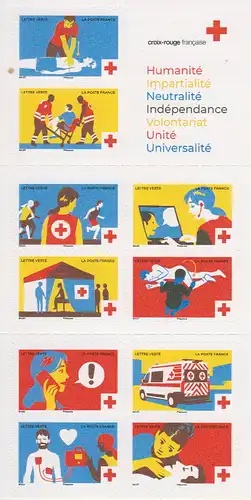 FRANKREICH 2023 ** MH Rotes Kreuz Red Cross