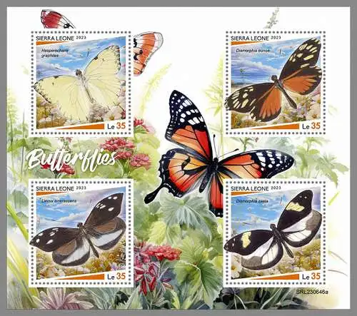 SIERRA LEONE 2023 ** KB Schmetterlinge Butterflies