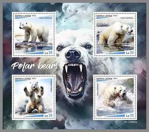 SIERRA LEONE 2023 ** KB Eisbären Polarbären Polar Bears