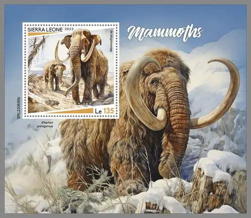 SIERRA LEONE 2023 ** BL Mammuts Mammoths