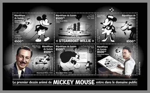 GUINEA REP. 2024 ** KB Walt Disney Mickey Mouse Cartoon