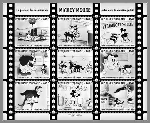 TOGO 2024 ** KB Walt Disney Mickey Mouse Cartoon