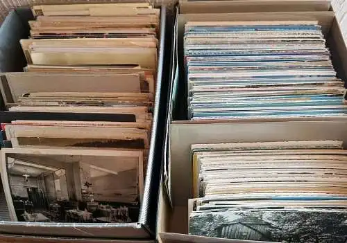 [Ansichtskarte] AK-Posten 1070 Stück / ca. / über 4 Kg alles Mögliche zum Spielen. 