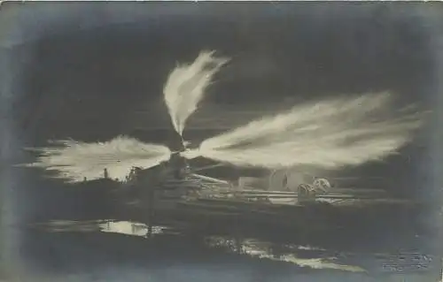 [Echtfotokarte schwarz/weiß] AK Hamburg Bergedorf Gasexplosion Neuengamme  1910. 