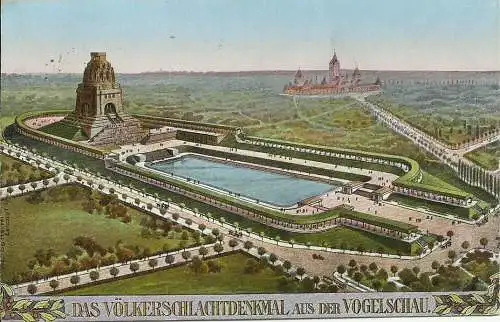 [Ansichtskarte] Sammlung 7 AKs Leipzig, Völkerschlachtdenkmal ab ca. 1910/20. 