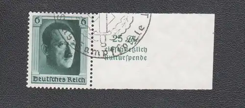 Deutsches Reich 1937 Nr 848 / 48.Geburtstag von Adolf Hitler Gestempelt (Posten) 0009