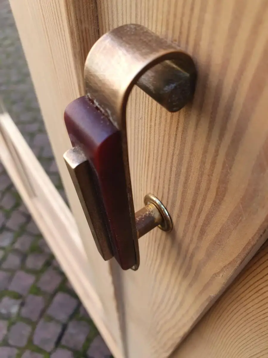 Antiker Schrank Holz Spiegelschrank Weichholz Natur Restauriert 4