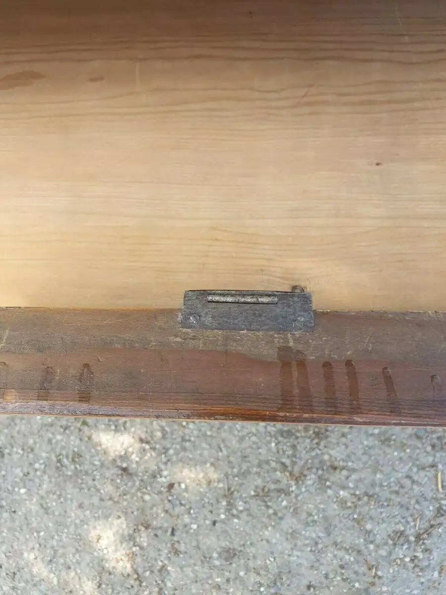Buffet Antik Holz Kommode Schrank Biedermeier Vitrine Küchenschrank 5