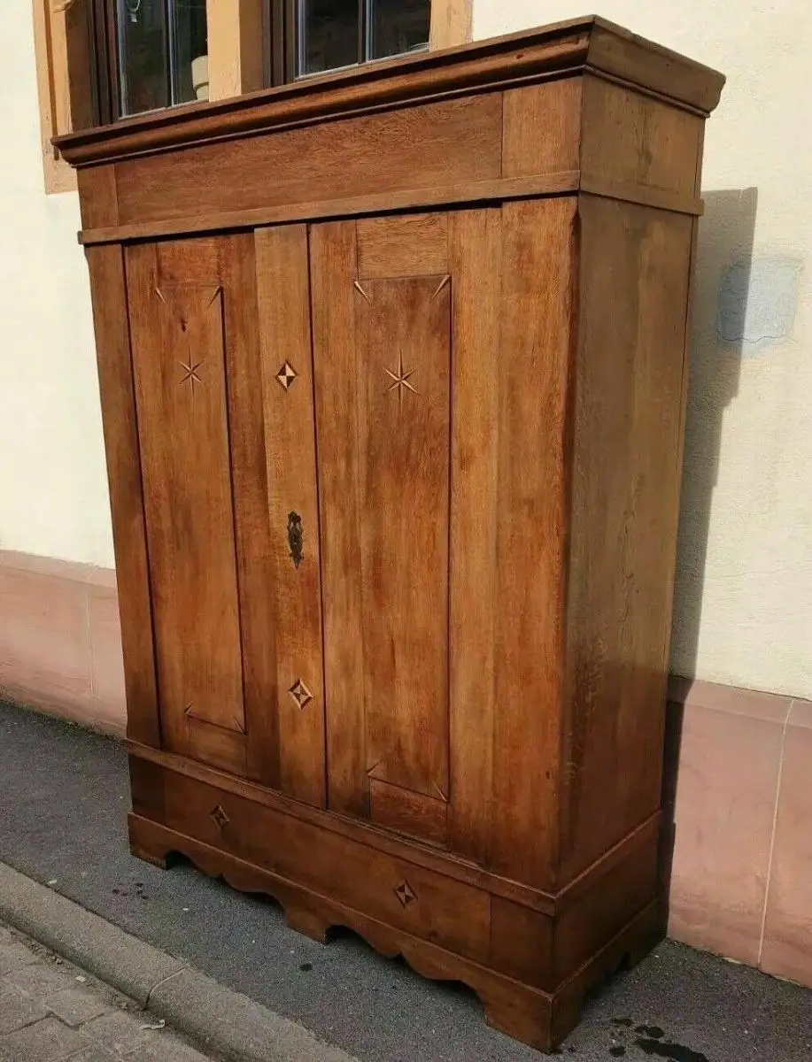 Antik Schrank Kleiderschrank Dielenschrank Biedermeier kostenlose Lierferung 0