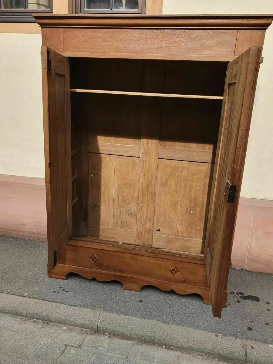 Antik Schrank Kleiderschrank Dielenschrank Biedermeier kostenlose Lierferung 8