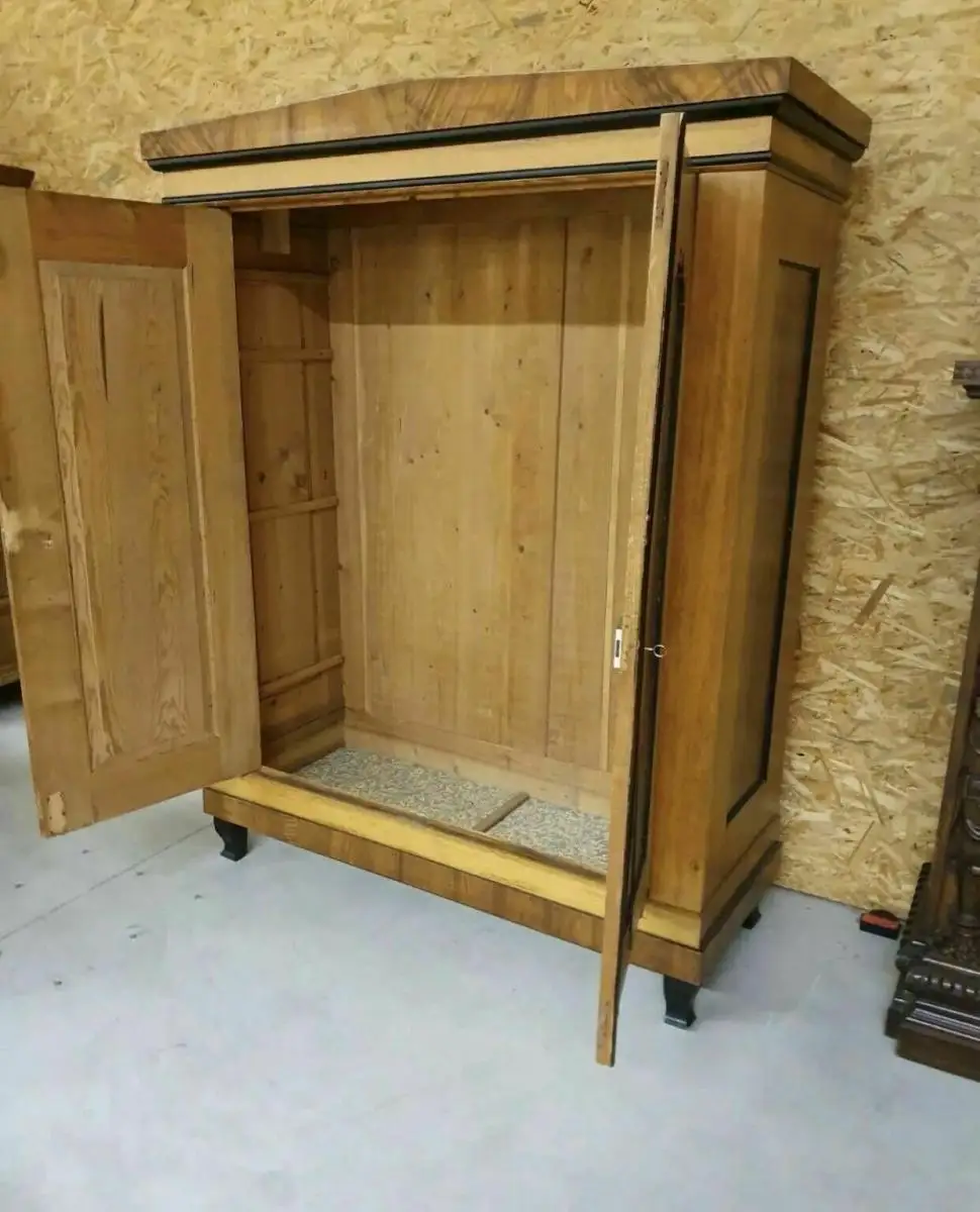Schrank Antik Biedermeier Kleiderschrank Massivholz kostenlose Lieferung 10