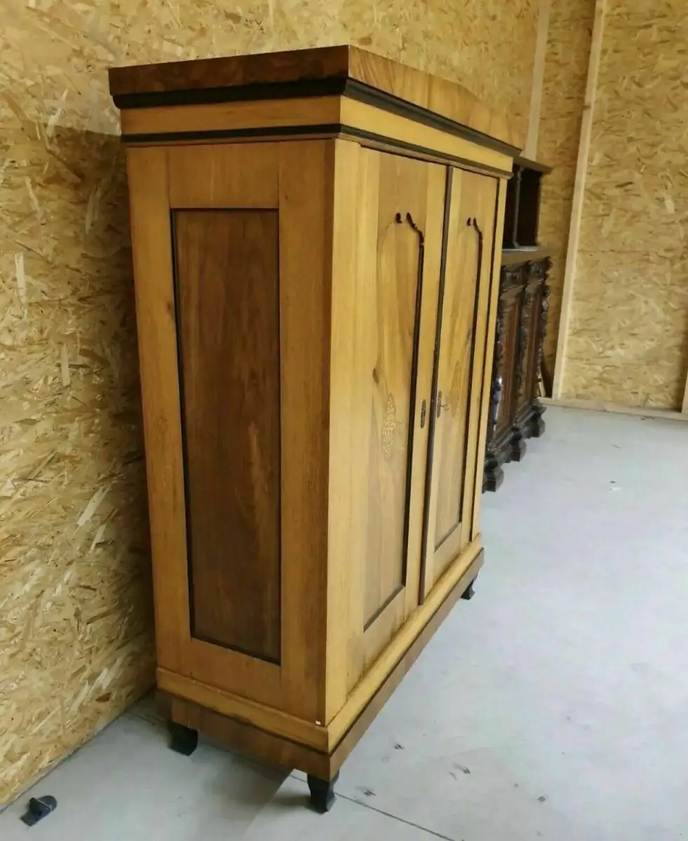 Schrank Antik Biedermeier Kleiderschrank Massivholz kostenlose Lieferung 4