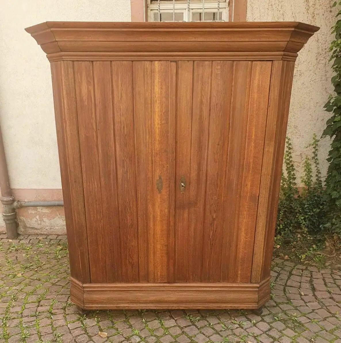 Schrank Barock Antik Dielenschrank Kleiderschrank Eiche kostenlose Lieferung 10