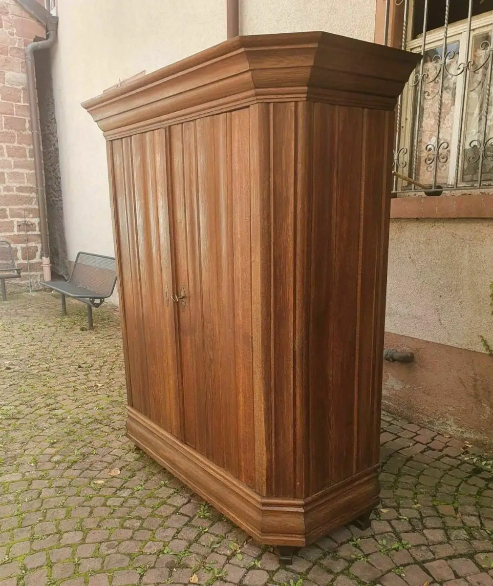 Schrank Barock Antik Dielenschrank Kleiderschrank Eiche kostenlose Lieferung 3