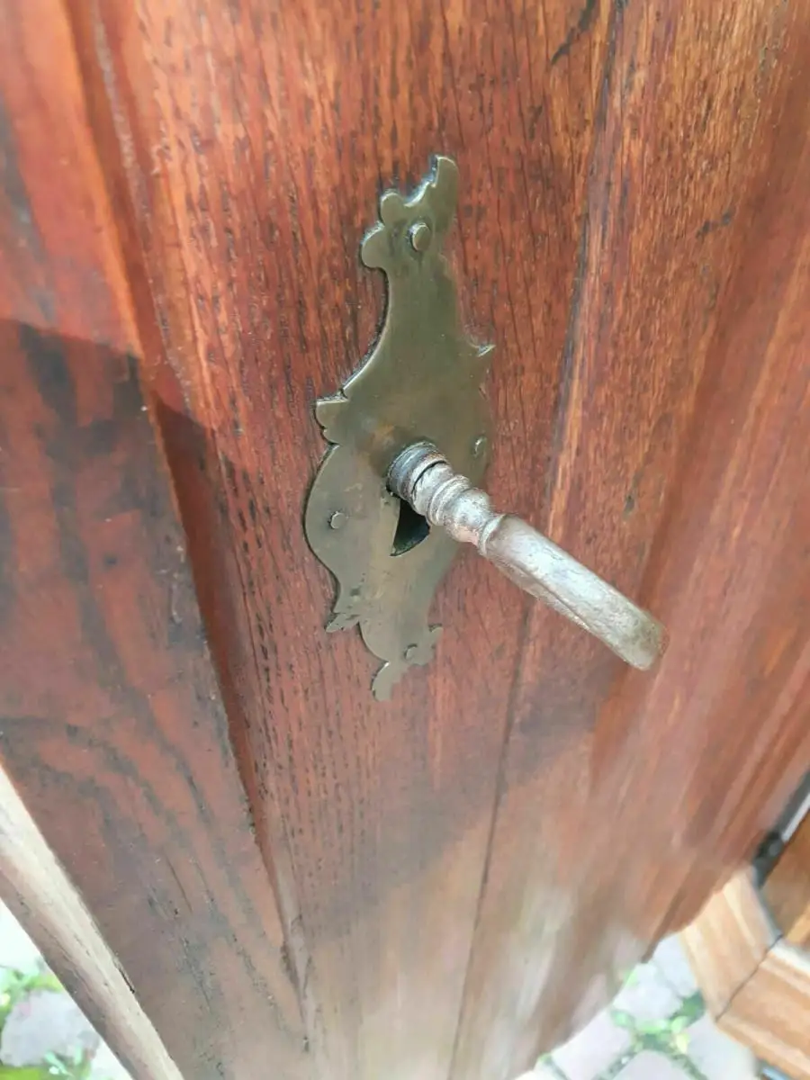 Schrank Barock Antik Dielenschrank Kleiderschrank Eiche kostenlose Lieferung 4