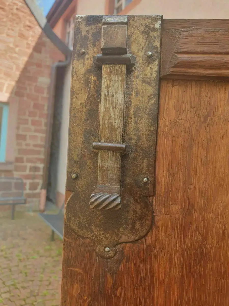 Schrank Barock Antik Dielenschrank Kleiderschrank Eiche kostenlose Lieferung 8