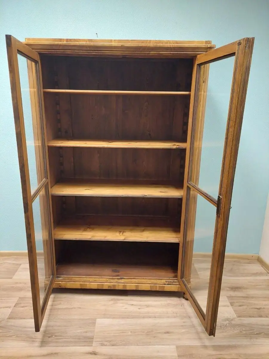 Vitrine | Biedermeier | Nussbaum I Antik 1