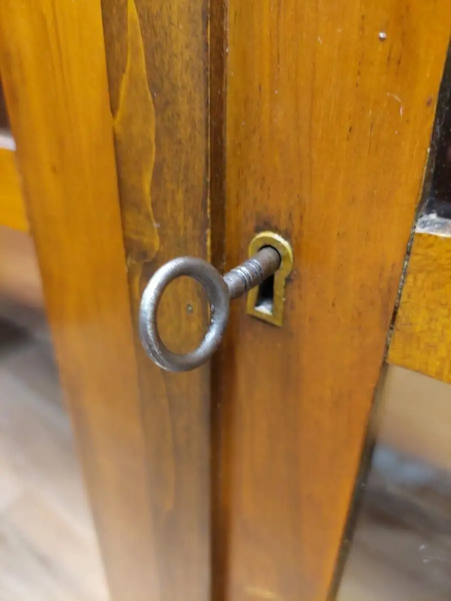 Vitrine | Biedermeier | Nussbaum I Antik 5
