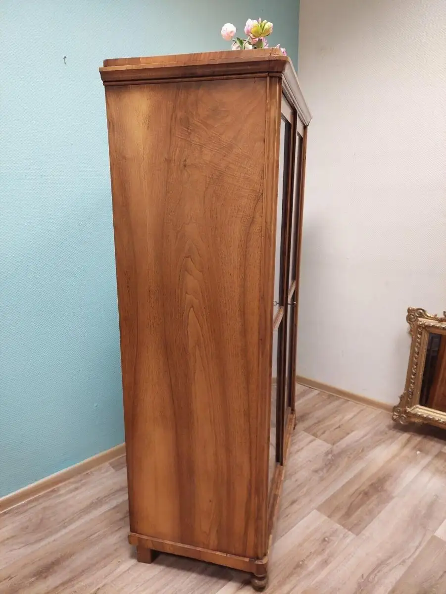 Vitrine | Biedermeier | Nussbaum I Antik 8