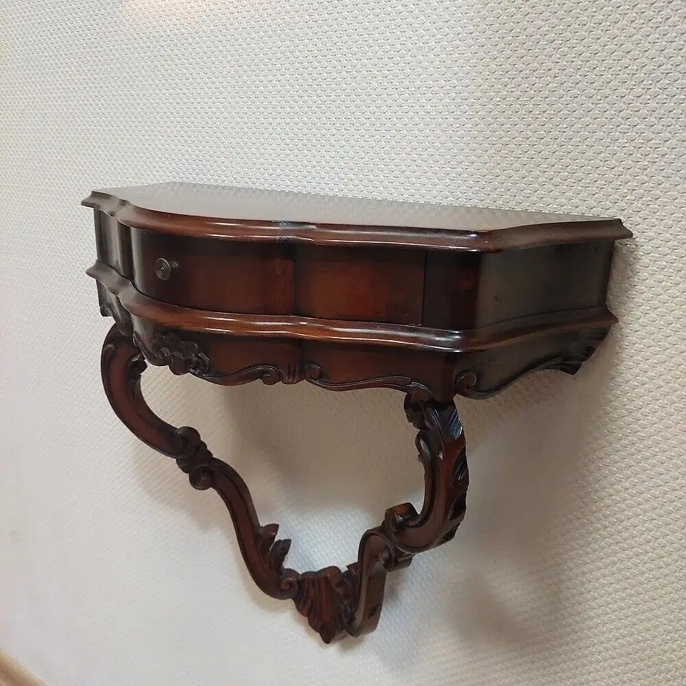 Wandkonsole I Holz I Vintage I Stilmöbel 3