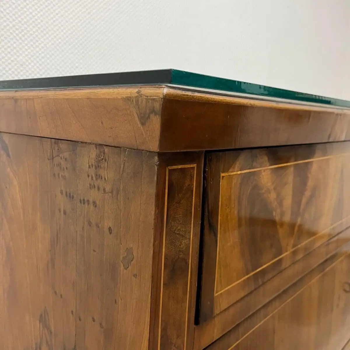 Kommode I Antik I Biedermeier I Unikat I Glasplatte 6