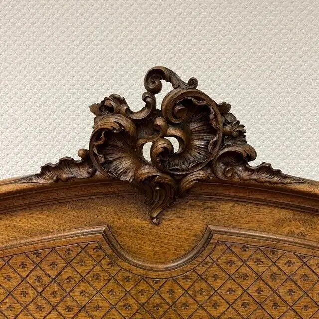 Antike Anrichte I Walnussholz I Buffet mit Marmorplatte I Kostenlose Lieferung 3