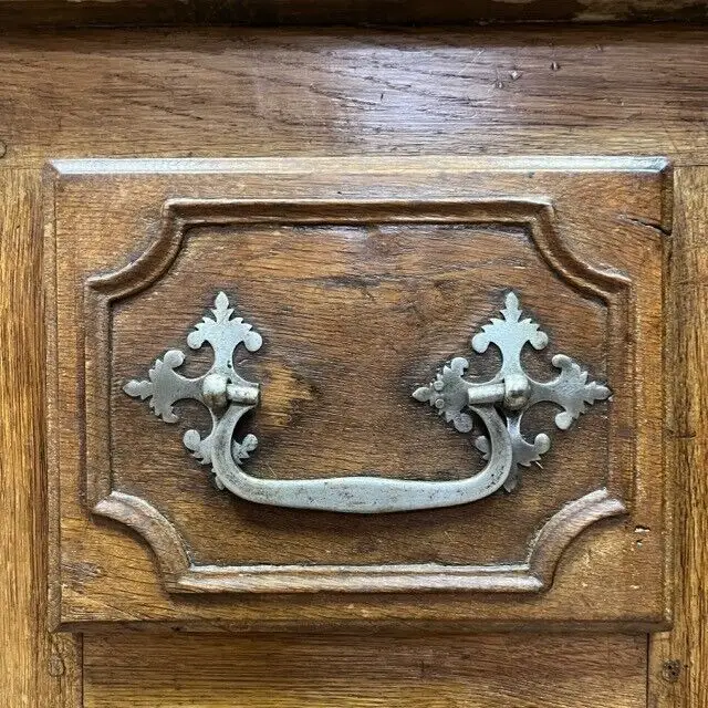 Antikes Buffet I Eiche I Aufsatzbuffet I Louis XV Küchenanrichte 17